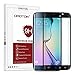 OMOTON Samsung Galaxy S6 Edge Screen Protector - Full Coverage Tempered Glass Screen Protector for Samsung Galaxy S6 edge with [9H Hardness] [Crystal Clear] [Scratch Resist] [No-Bubble] ,Black