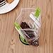 KACAGA Baggy Rack, 4 Pack Clip Food Storage Bag Racks Green onto Holder Sandwich Bag Racks Ideal Plastic Kitchen Gadget Well Sealable Bag Holder for Freezer Bags