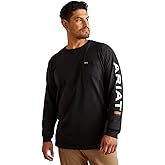 Ariat Mens Rebar Cotton Strong Standard Logo Pocket T-Shirt