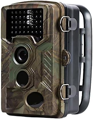 STD Trail Camera 1080P 16MP No Glow No Flash Night Vision Wildlife Hunting Game Camera,65ft/20m Infrared Scouting Camera with 120° PIR Sensors 0.2s Trigger 2.4" LCD IP66 Waterproof