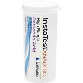 LaMotte Insta-Test 3000 Peracetic Acid Single Factor Test Strip, 0-160ppm Range (Pack of 50)