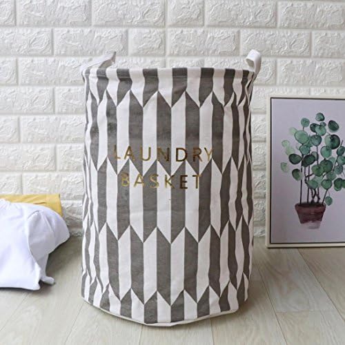 LiPing 11.8×17.7in Waterproof Canvas Organizer Storage Stackable Tidy Box Bedrooms, and more Compressed Organizer Storage Bags Reusable Moving (Gray)