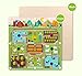 Elloapic Pen Leading Maze Puzzle Interactive Maze Beads Maze on Board Game Eduactional Handcraft Toys-Square - Great Farmer in his Farm