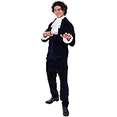 Orion Costumes Men's 60s Groovy Man Film Velvet Suit Fancy Dress Costume