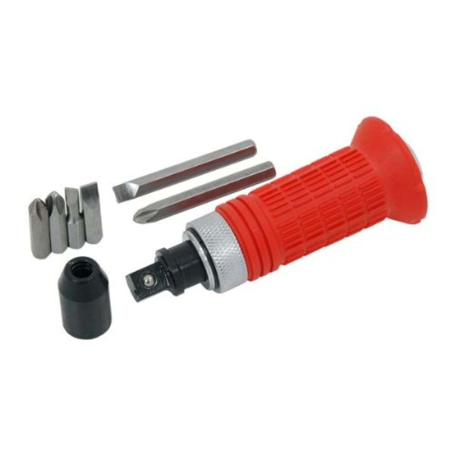 Neilsen CT1037 8pc 1/2in Drive Impact Driver Set with Flat and Phillips Bits and Bit Adaptor for Fasteners