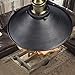 CLAXY Ecopower Industrial Mini Ceiling Light Bronze Semi-Flush Mount Ceiling Light Fixture