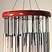 yazi Outdoor Wind Chimes 27 Silver Tubes Home Garden Noisemaker