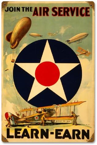 Join the Air Service 1917 Metal Sign