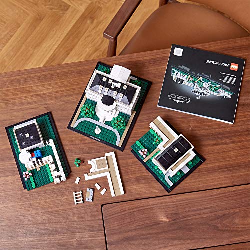 LEGO 21054 Architecture Das Weiße Haus, Modellbausatz für Erwachsene, Set zum Stressabbau, tolle Zimmer oder Büro-Deko, Geschenkidee für Männer und Frauen – Bild 6