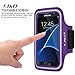 J&D Armband Compatible for Samsung Galaxy S10/S10e/S9/S8/S7/S7 Edge/iPhone X/Xs/8/7/6S/6 Armband, Sports Running Armband with Key Holder Slot Earphone Connection