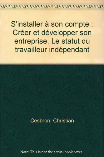 S'installer à son compte