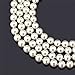 2 Pcs 6mm 8mm 1920s Created-Pearl Necklace Flapper Beads Long Choker Necklace for Women 60 Inches