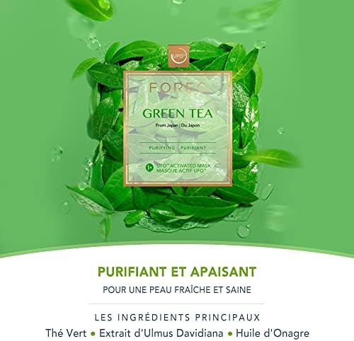 Green Tea Masque Actif UFO Purifiant, 6 Pièces