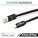 USB Lighting Cables for iPhone and iPad (2 Pack) - Lighting Cable Charging Cords 5 Feet Flexible and Durable - Fast Sync Lighting to USB Cable Charger for Apple iPhone X 8 7 6 Plus 5s (Black) - iHard
