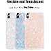 BOFTALE Cute Case for iPhone Xs Max, Girls Women Glitter Translucent Shell Pattern Design Clear Slim Soft TPU Silicone Cover Pretty Phone Case Compatible with iPhone Xs Max (Colorful)