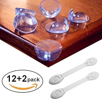 Amazon Com Ultimate Corner Protector Kit 14 Pack 12 Clear Corner