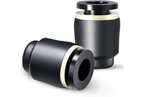 TAILONZ PNEUMATIC 3/8 inch Tube OD Plastic Push-in Connect Tubing Pneumatic Cap Plug Fitting PPF-3/8 (Pack of 10)