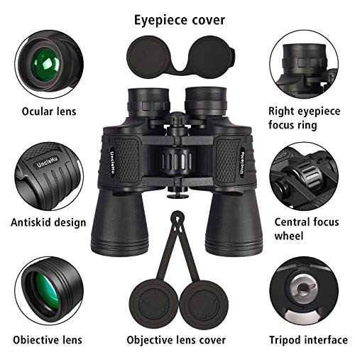 20x50 High Power Binoculars for Adults with Low Light Night Vision