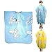 Forgun Kids Cartoon Dressing Cape Salon Gown Cover Barber Hair Cut Cloth Hairdresser (BLUE)