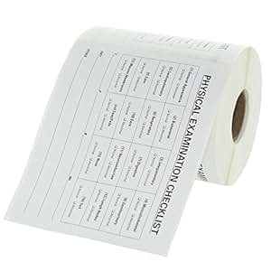 Amazon.com : Veterinary Physical Exam Checklist Labels LV-VET15 : Office Products