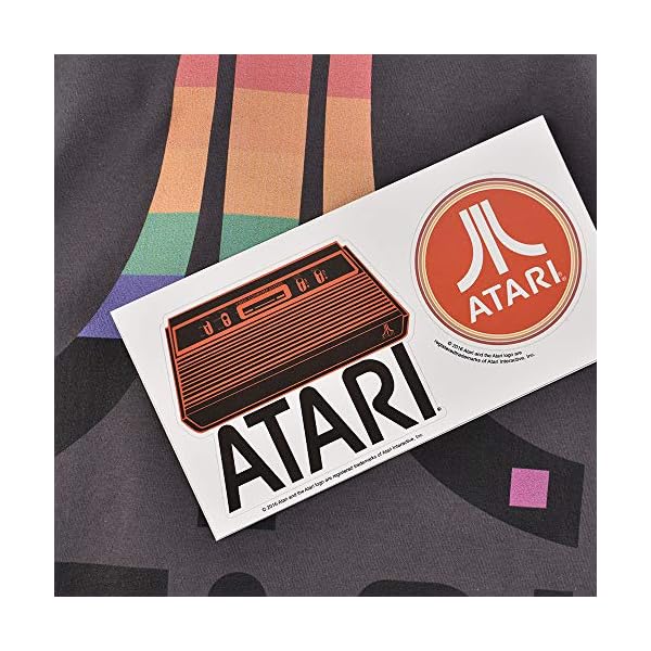 Popfunk Classic Atari Logo Retro Video Game Breakout Logo T Shirt & Stickers - Image 7