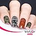 Whats Up Nails - B023 Creepin It Real Stamping Plate for Halloween Nail Art Design