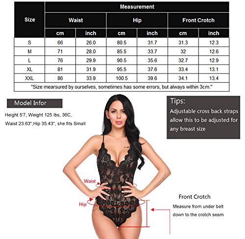 6 Avidlove+Women+Lingerie+Babydoll+Bodysuit