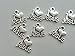 FHNP367 - I Love Jesus Charms Beads Antique Silver Tone Metal Heart Christian Charm DIY Jewelry Accessories 15 * 13mm - 25 Pcs