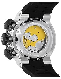Invicta "Reserva del acero inoxidable y silicona reloj Casual de cuarzo suizo, color: negro (Modelo: 21639)