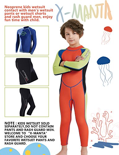 image for DIVE & SAIL Kids Wetsuit 2.5mm Neoprene Keep Warm for Diving Swimming 