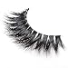 Arimika Clear Invisible Flexible Band 3D Mink Strip Lashes, Glamorous Dramatic Looking False Eyelashes, Reusable with Proper Care, ZT40