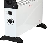 EMtronics 2000W Portable Convector Heater White with 3 Heat Settings view 3