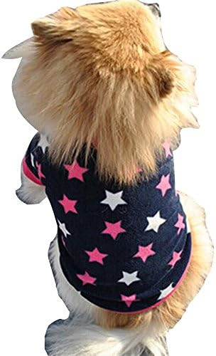 Malloom Pet Dog Shirts Winter Warm Dog Clothes Dog Tshirts Pet Dog Clothes Costume Cat Pet Clothes Apparel Vest Clothes for Small/Medium/Large Puppy Chihuahua/Yorkie/Teddy/Pomeranian