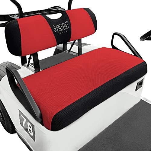 10L0L Golf Cart Seat Cover Set Fit for EZGO TXT RXV & Club Car DS, Breathable Bench Seat Covers Keep The Seats Cool in The Summer Heat Washable Polyester Mesh Cloth Multicolor – Small 10L0L Golf Cart Seat Cover Set Fit for EZGO TXT RXV & Club Car DS, Breathable Bench Seat Covers Keep The Seats Cool in The Summer Heat Washable Polyester Mesh Cloth Multicolor – Small