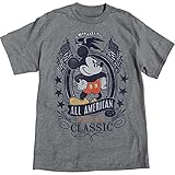 Disney Mickey Mouse Men's All American Mickey Plus Size T Shirt