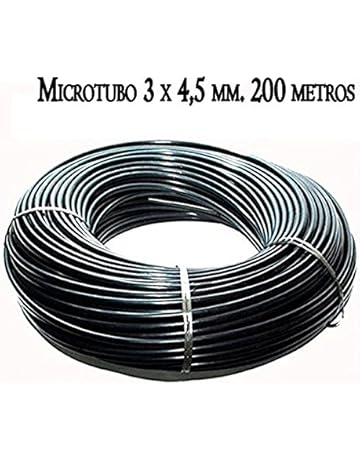 Pcriegos 10011-Tuber/&iacute;a Riego Goteo /&Oslash; 16mm Bobina de 100 Metros Lisa Color Negro