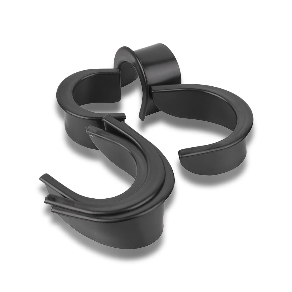 Joyzan Billiard Hole Liners, 6pcs Pool Table Pocket Liner with 4 Punched Corners Bumpers 2 Side Wear Resistant Rubber Snooker Replacement Pockets Accessory for Bar Billiards Hall Prevent Ball Jams