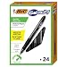 BIC Gel-ocity Original Retractable Gel Pen, Medium Point (0.7 mm), Black, 24-Count primary