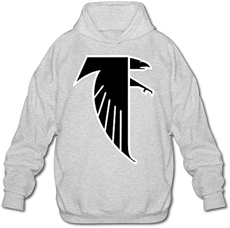 OOONG Men's Atlanta Freddie Falcon Pullover Sweatshirt Ash X-Large