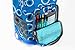 J World New York Sunrise Rolling Backpack, Blue Target, One Size
