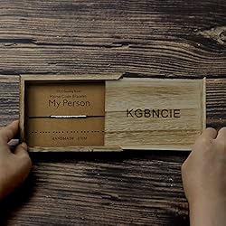 KGBNCIE Morse Code My Person Bracelet 925 Sterling