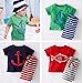 DaySeventh 1Set Summer Toddler Infant Boys Fake Printed T-shirt+Pants Clothing