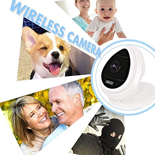 Security Camera, Night Vision 720P HD Home WiFi Wireless Security Surveillance Camera System with Motion Email Alert/Remote Monitoring and Two Way Audio