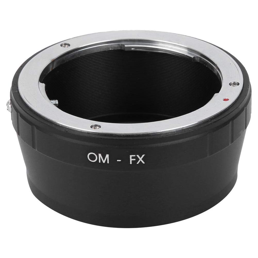 Ladieshow Camera Lens Adapter Ring, OM-FX Manual Focusing Adapter Ring for Olympus OM Mount Lens to for Fujifilm FX Mount Camera