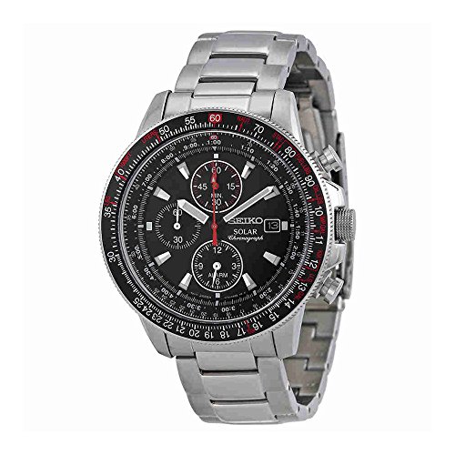 Seiko Men's SSC007 Stainless Steel Watch with Link Bracelet