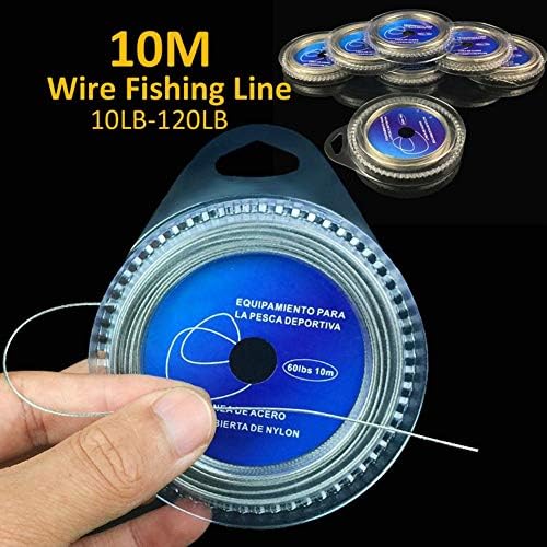 SEGRJ 1 Rool Fishing Line 10m 7 Strands Braid Stainless Steel Wire Super Strong Fishing Wire