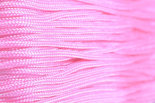 95 Cord - Rose Pink - Type 1 Cord - 100 Feet on Plastic Winder - Bored Paracord Brand 95 Cord - Rose Pink - Type 1 Cord - 100 Feet on Plastic Winder - Bored Paracord Brand