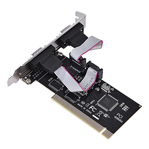 Richer-R PCI to Serial Card, PCI to Dual Serial DB9 RS232 RS-232 2 Port Extension Adapter Card Support Multiple Multi-serial Card for Desktops - Thumbnail 4