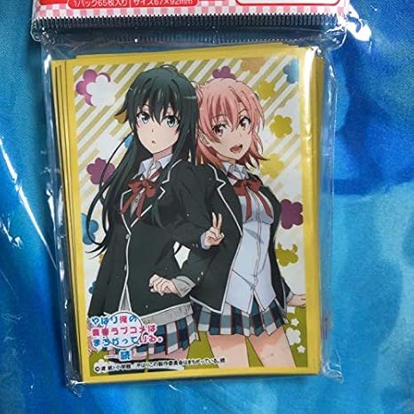 Amazon キャラクターカードスリーブ俺ガイル雪ノ下雪乃 由比ヶ浜結衣 トレカ 通販