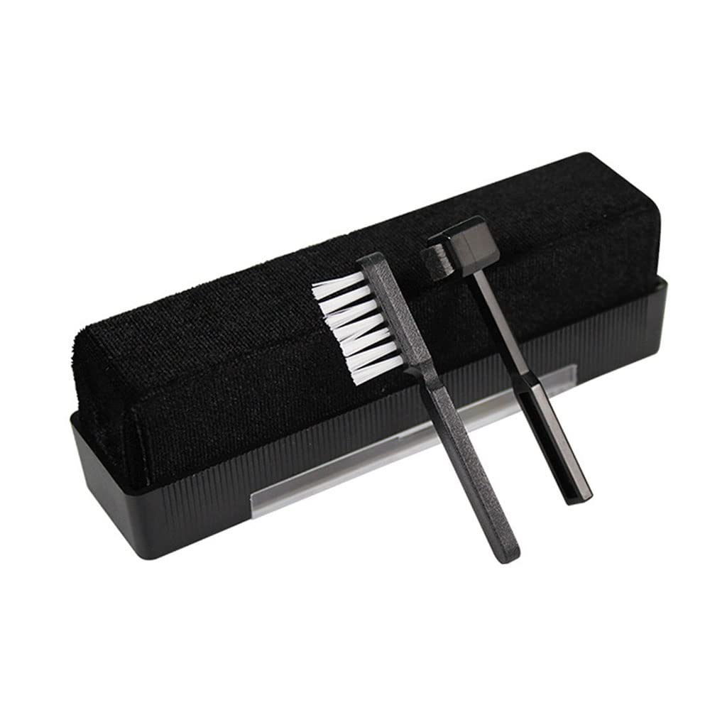 Alnicov Vinyl Record Cleaning Kit Vinyl Record Brush Needle Cleaning Brush Set Phonograph Sponge Brush